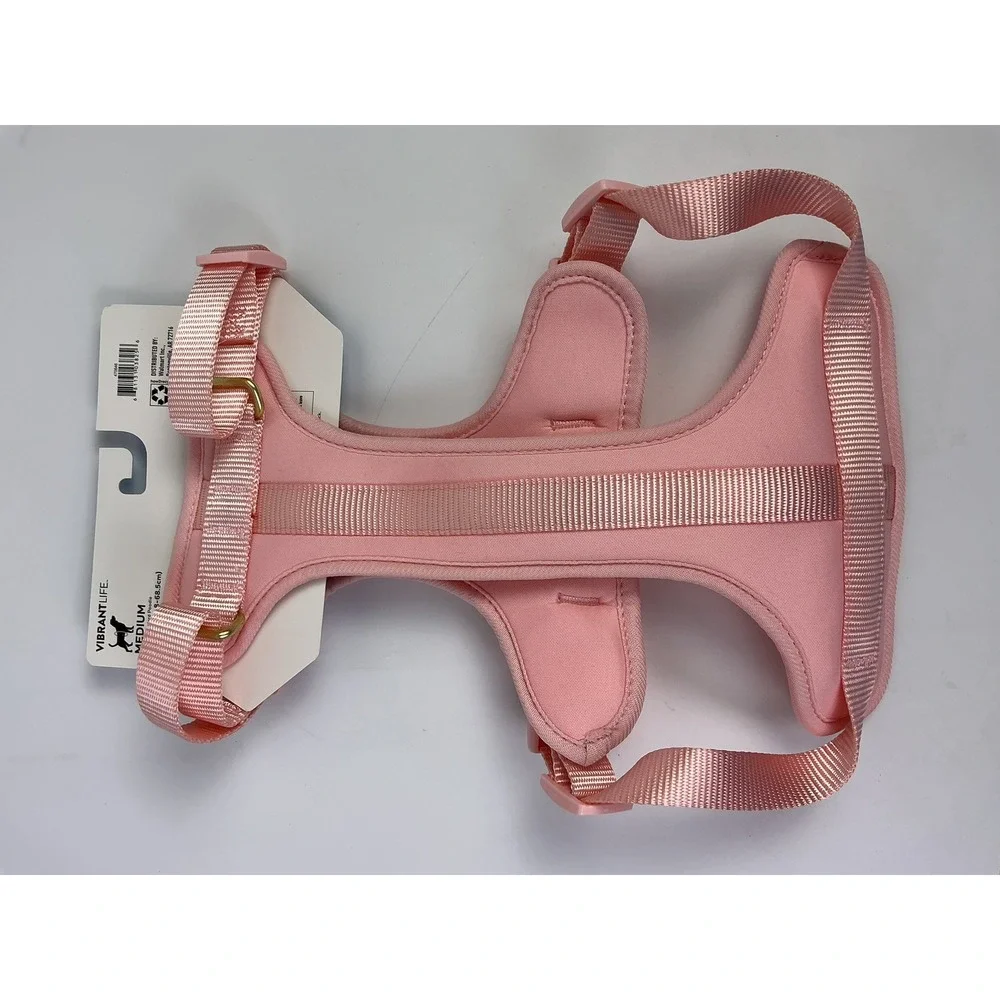 Vibrant Life Medium Pink Dog Harness Beagle‎ Standard Poodle Chest Girth Control